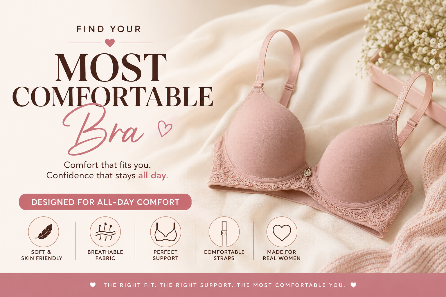 Most Comfortable Bra: How to Find the Best Bra for All-Day Comfort